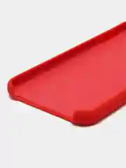 Алый защитный силиконовый чехол Silicone Cover для Samsung J6 Plus