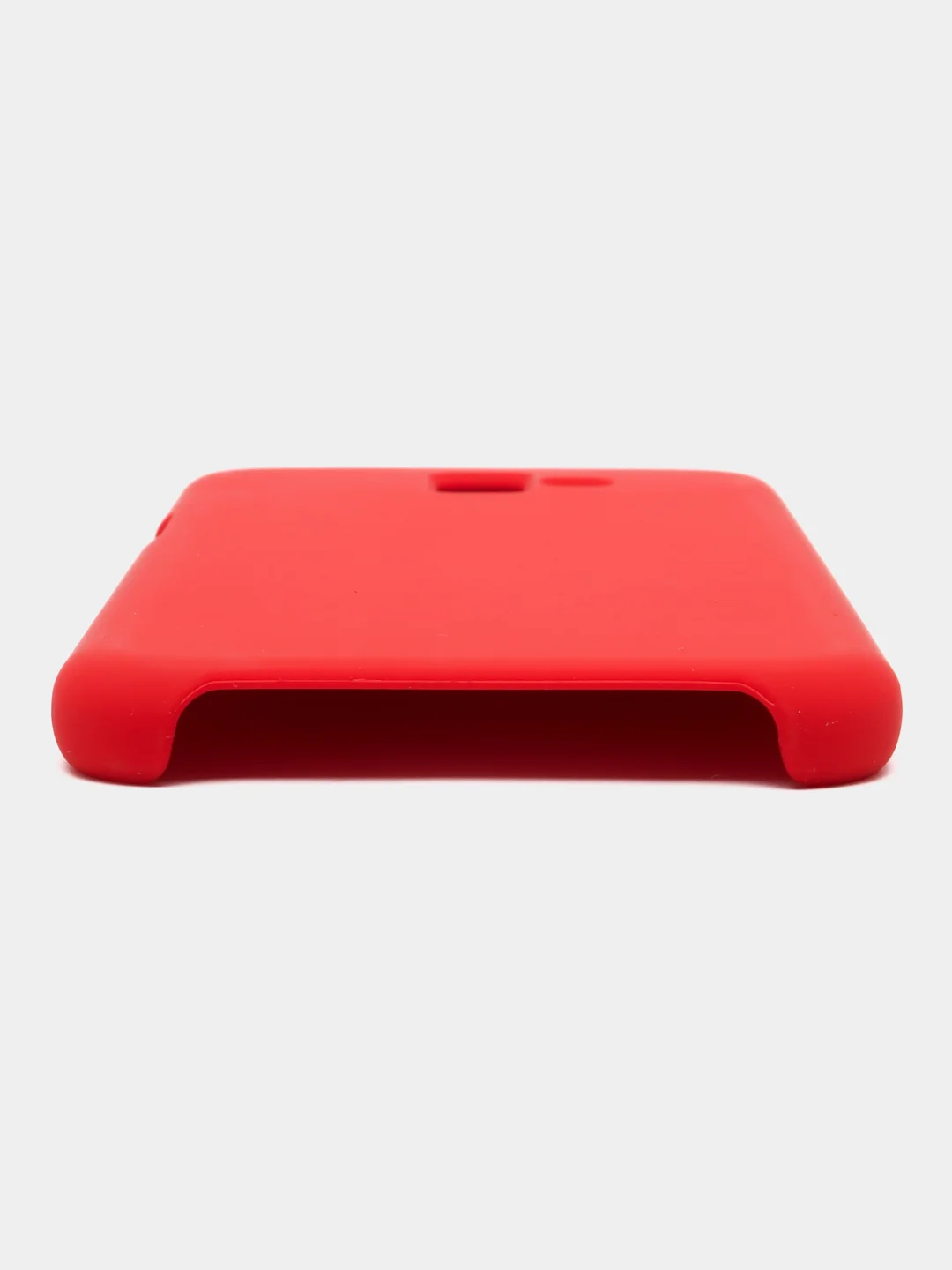 Алый защитный силиконовый чехол Silicone Cover для Samsung J6 Plus