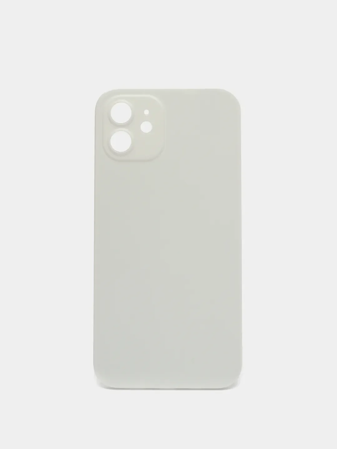 Белый чехол на Apple iPhone 12 Pro, 12 Pro Max (Айфон 12 Про Макс) 360 градусов с защитой экрана