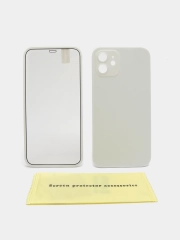 Чехол на Apple iPhone 12 Pro, 12 Pro Max (Айфон 12 Про Макс) 360 градусов с защитой экрана