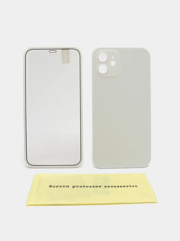 Чехол на Apple iPhone 12 Pro, 12 Pro Max (Айфон 12 Про Макс) 360 градусов с защитой экрана