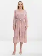Розовый платье женское, большие размеры