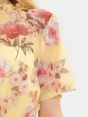 Желтый платье женское, большие размеры