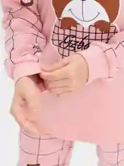 Розовый пижама детская, хлопок 100%