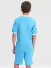Голубой футбольная форма