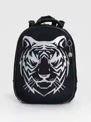 Рюкзак школьный Brauberg 2 отделения, с брелком, Tiger, Светящийся Рисунок, 270698