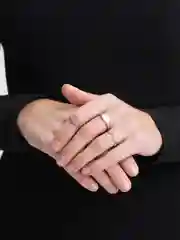 Серый меланж набор колец, кольца женские, бижутерия, набор колец регулируемые, кольцо