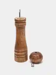 Коричневый мельница для специй ручная деревяная