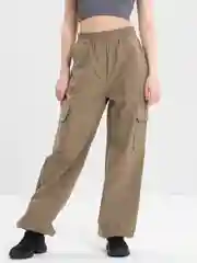 Зелёный хаки брюки карго