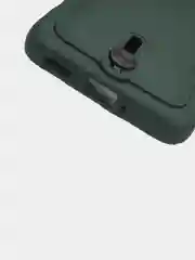 Лесной зеленый чехол Xiaomi 13, Сяоми 13 силиконовый с карманом для карты