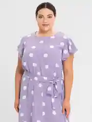 Лавандовый платье женское, большие размеры