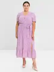 Розовый платье женское, большие размеры