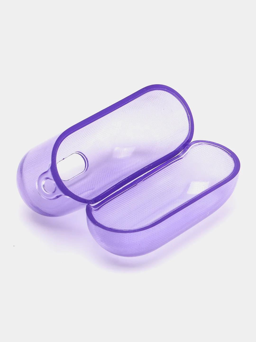 Аметистовый неоновый чехол для AirPods 3, силиконовый, с креплением под карабин, 9 цветов