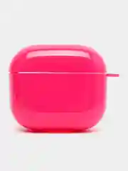Вишнёвый чехол для AirPods 3, 10 цветов, силикон, c креплением для карабина
