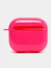 Вишнёвый чехол для AirPods 3, 10 цветов, силикон, c креплением для карабина