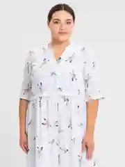 Белый платье женское, большие размеры
