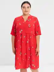 Красный платье женское, большие размеры