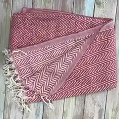 Коралловый меланж пештемаль/пляжное покрывало/Парео/Палантин/Шарф/Полотенце Пляжное/Пляжный коврик