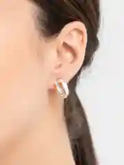Серьги-гвоздики женские, с камнем