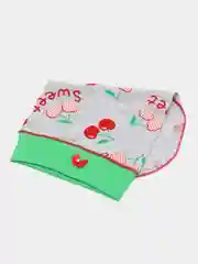 Розовый косынка-панамка для девочки на резинке, 100% хлопок, кулирка