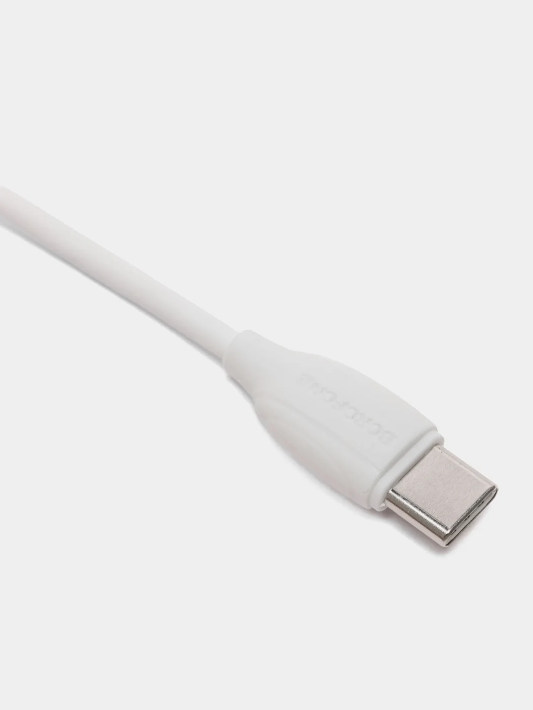 Белый usb зарядный кабель BOROFONE BX19 Type-C, 3A, 1 м