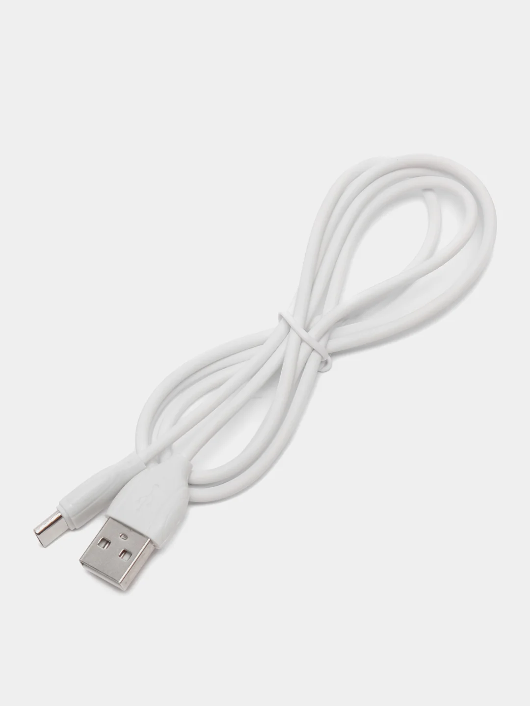 Белый usb зарядный кабель BOROFONE BX19 Type-C, 3A, 1 м