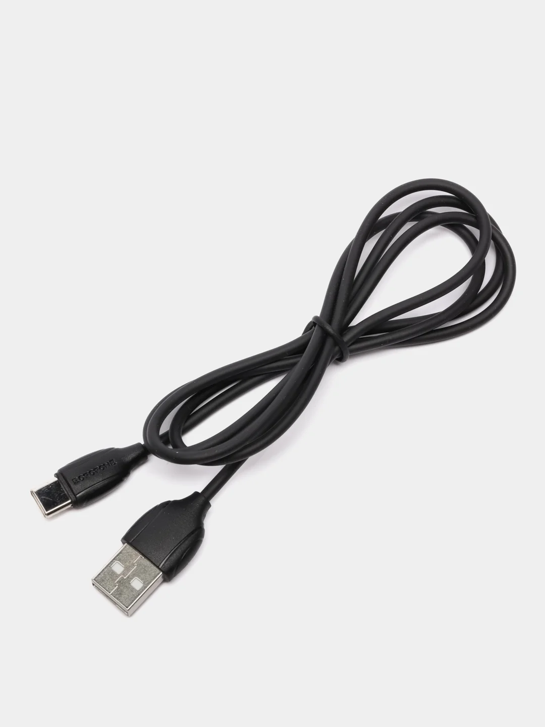 Черный usb зарядный кабель BOROFONE BX19 Type-C, 3A, 1 м