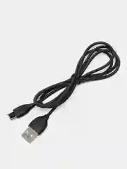 Черный usb зарядный кабель BOROFONE BX19 Type-C, 3A, 1 м