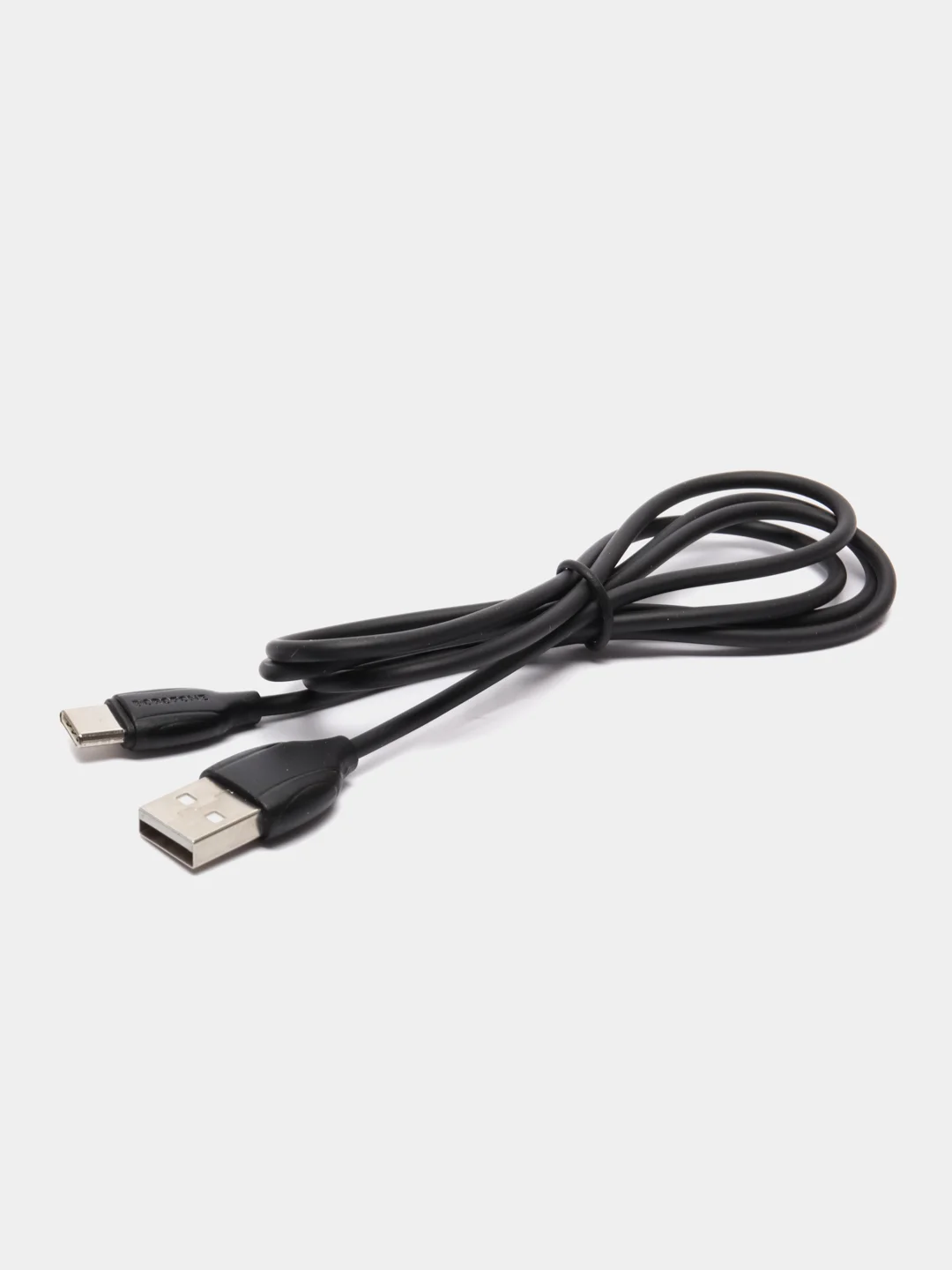 Черный usb зарядный кабель BOROFONE BX19 Type-C, 3A, 1 м