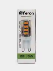 Лампа светодиодная Feron LB-432, 5W, цоколь G9
