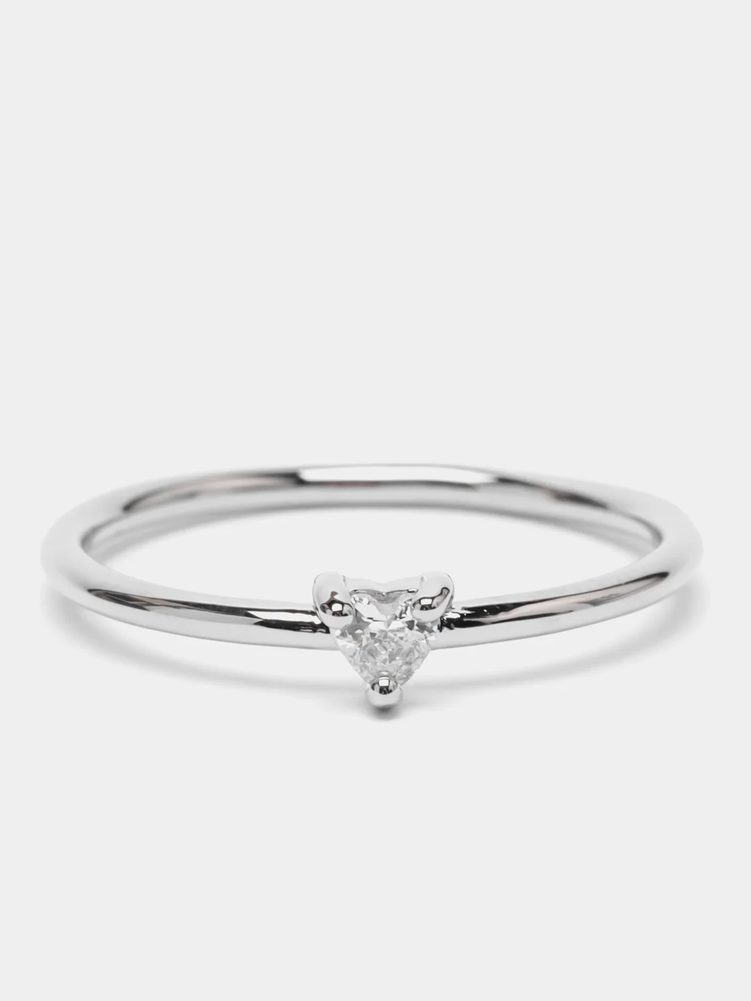 Серебряный кольцо "Heart"