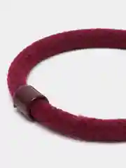 Бордовый эластичная резинка для волос, с бусинкой, 2 штуки