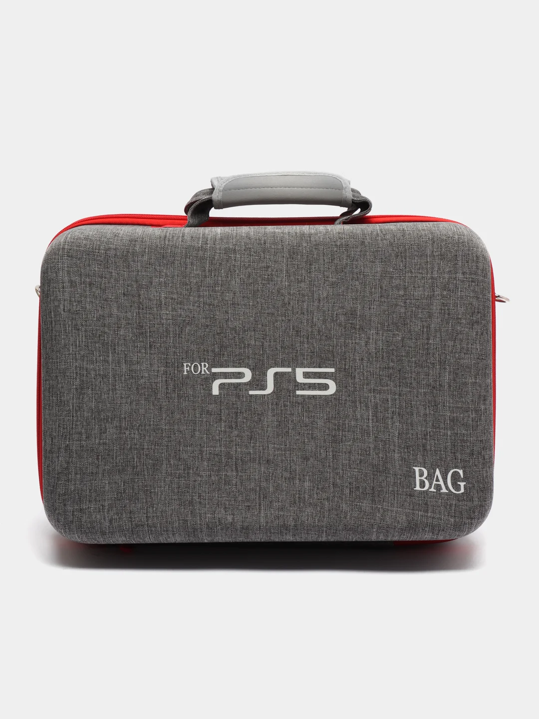 Серый сумка кейс для игровой приставки PS5