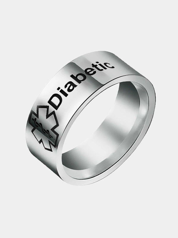 Кольцо "Diabetic", "Диабетик", унисекс