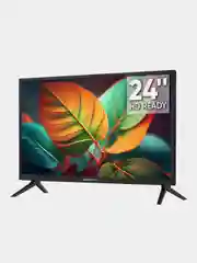 Черный телевизор LED 24" Topdevice 24BN02H, HD Ready/USB/DVB-T2/C/S2