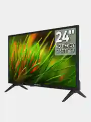 Черный телевизор LED 24" Topdevice Smart 24BS01H, черный, HD Ready/Smart TV/Wi-Fi