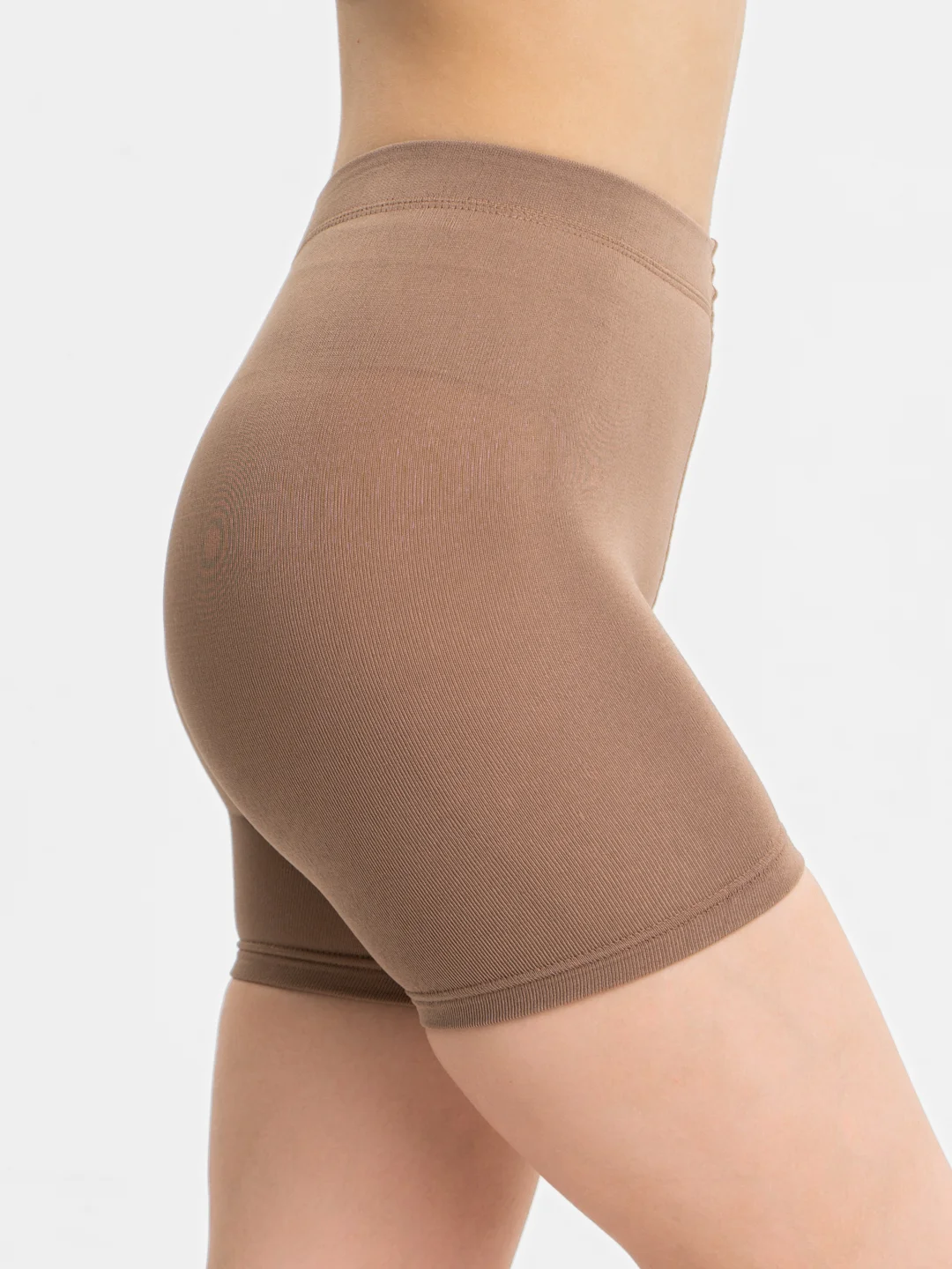 Бежевый теплые шортики из микрофибры с мягким флисовым ворсом, Minimi Piuma 260 Shorts