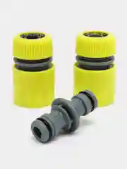 Набор для полива (1 коннектор d1/2", 1 коннектор с аквастопом d1/2",  двойник)