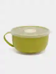Лайм кружка для бульона с крышкой и клапаном 0,5л, 2 цвета