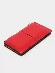 Красный кошелек женский, кожаный
