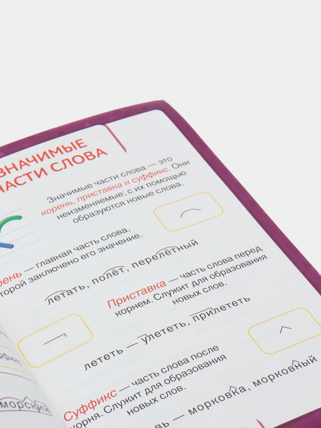 Аметистовый книжка-шпаргалка по русскому языку
