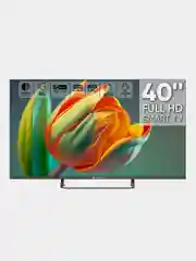Черный телевизор LED 40" Topdevice Frameless 40BS04F, черный, Full HD/Smart TV/Wi-Fi