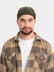 Зелёный хаки кепка докер, бейсболка без козырька, кепка без козырька