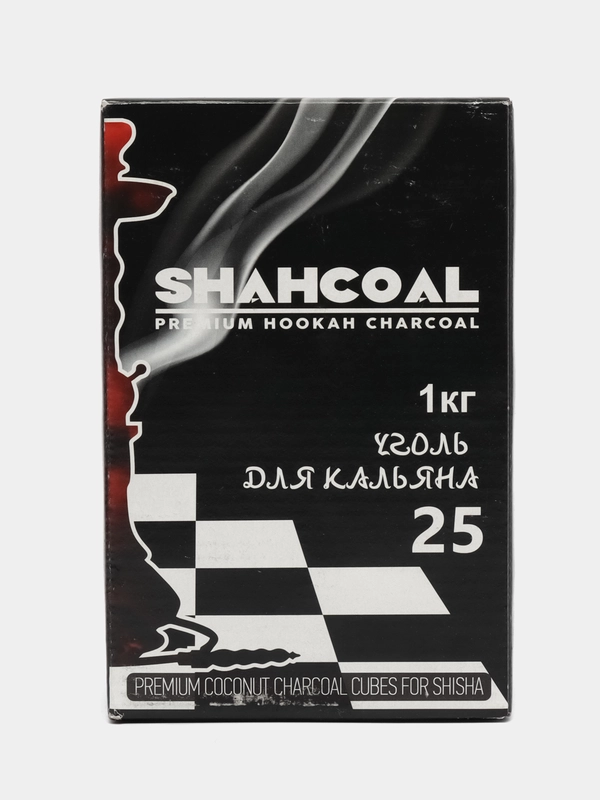 Уголь кокосовый для кальяна Shahcoal, 25 мм
