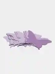 Лавандовый гирлянда 3D растяжка "Бабочки", декор интерьера