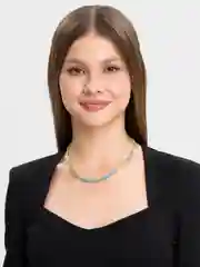 Зеленый ожерелье из бисера