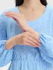 Голубой платье женское