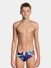 Красный юниорские плавки антихлор Force Junior PBT W2 Mad Wave