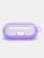 Аметистовый неоновый чехол для AirPods 3, силиконовый, с креплением под карабин, 9 цветов