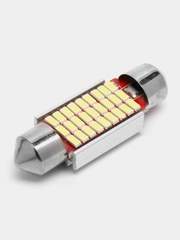 LED лампа светодиодная C5W 31/36/39/41 мм белая, габаритная для подсветки салона, 1 шт